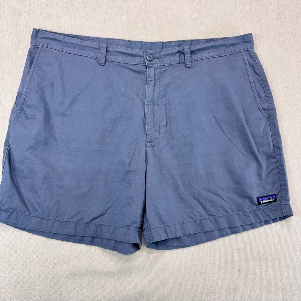 Patagonia Mens Shorts size 40 Lightweight All-Wear Hemp Blue Regular Fit